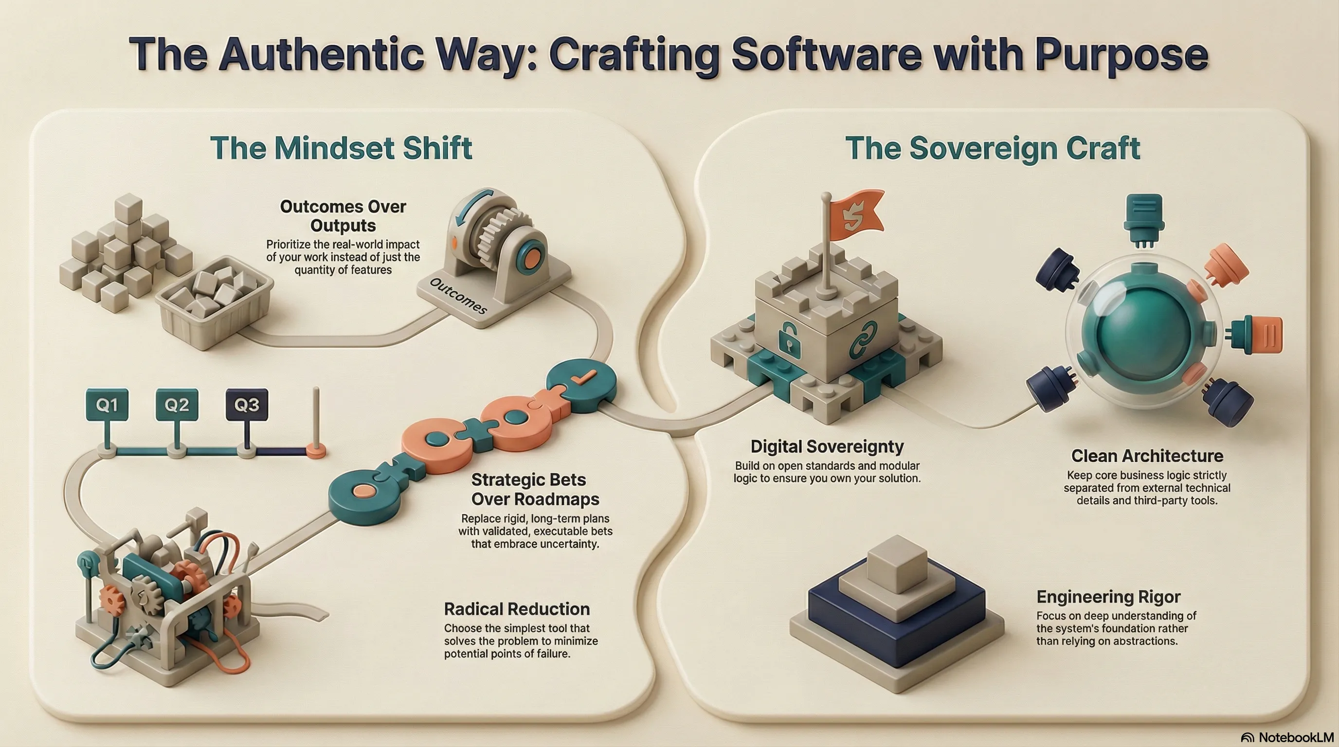 Infographic: The Authentic Way of Building Software Products