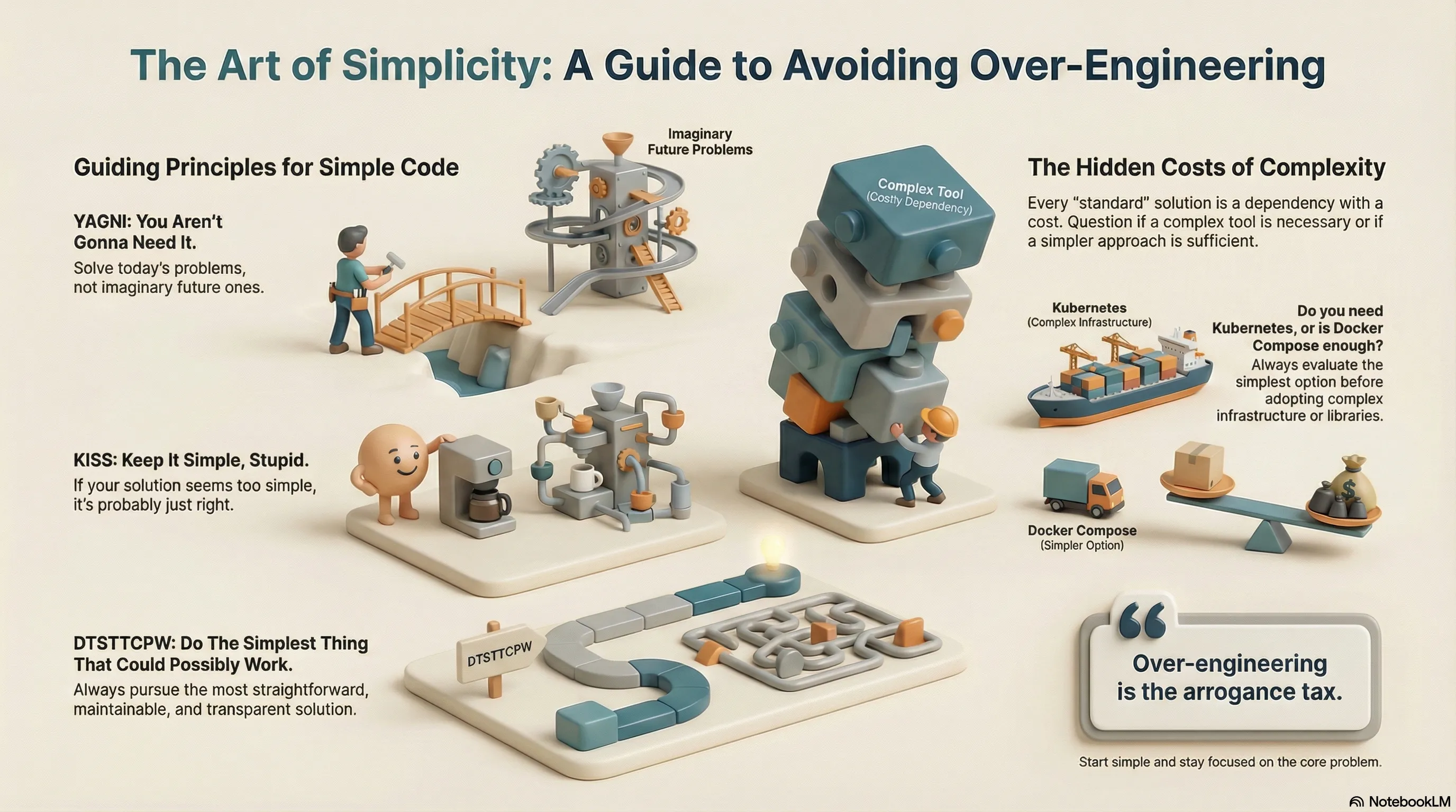 Infographic: Avoiding Over-engineering and Unnecessary Dependencies