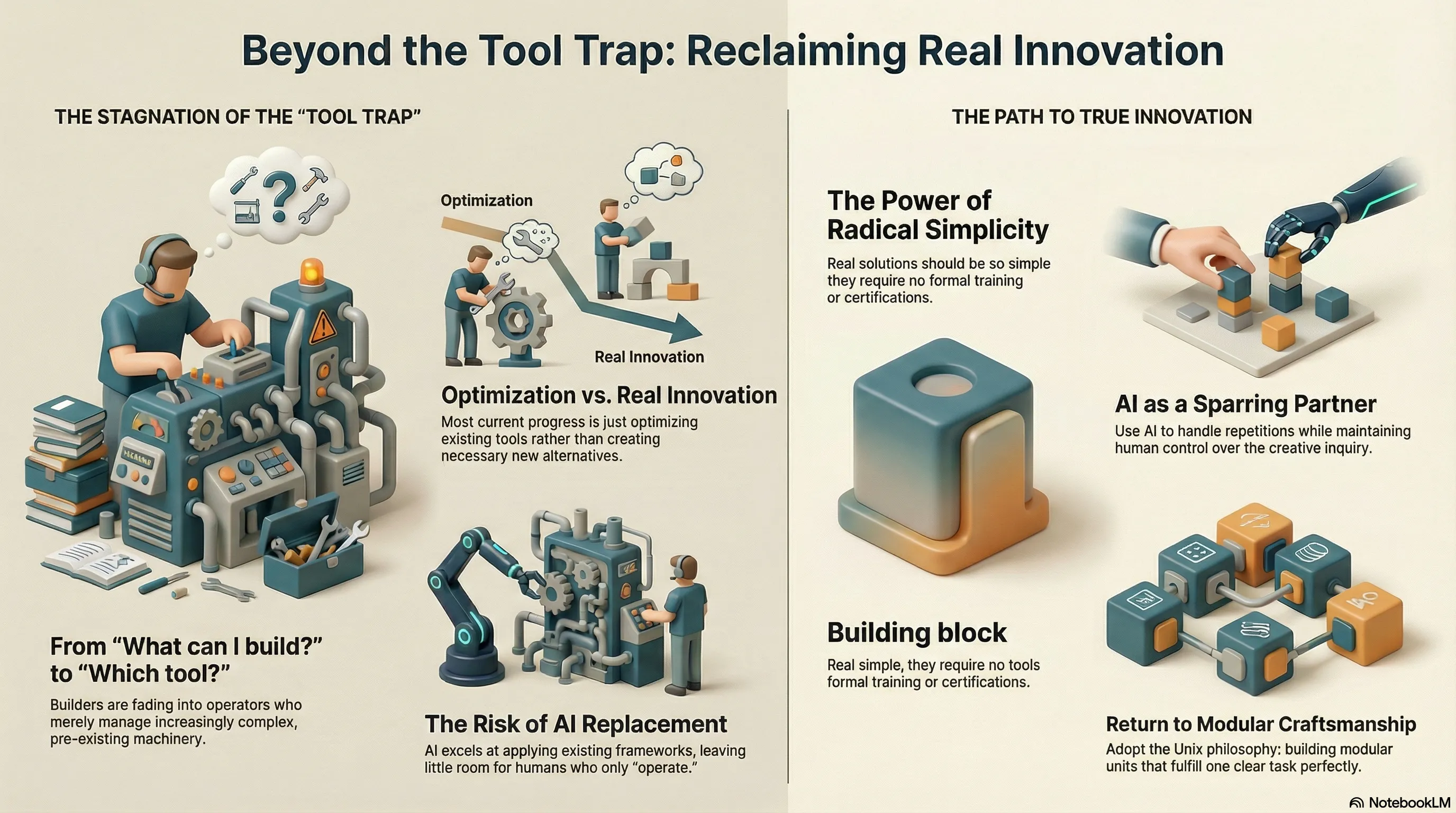 Infographic: Beyond the Tool Trap: Rediscovering Real Innovation